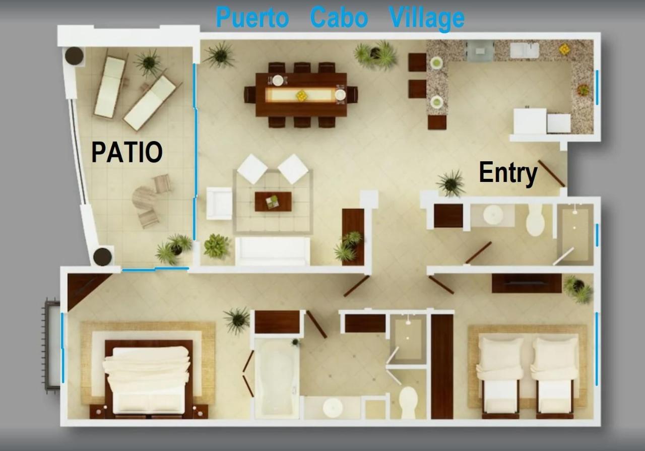 Perfect Location - Puerta Cabo Village 500 Steps To The Beach & Resorts Cabo San Lucas Buitenkant foto